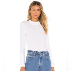 Free People Women’s Rickie Long Sleeve Top - White